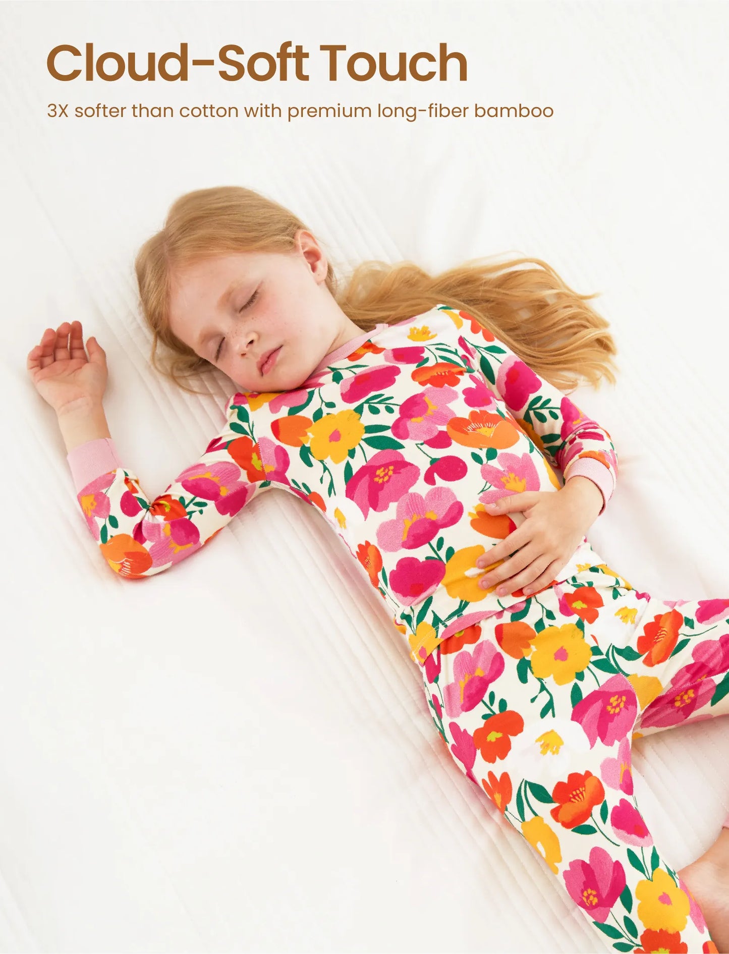 Christmas / Halloween Pajama 2-piece Bamboo Pajamas Set With Childlike Print for Baby / Toddler( Snug-Fitting) Pink