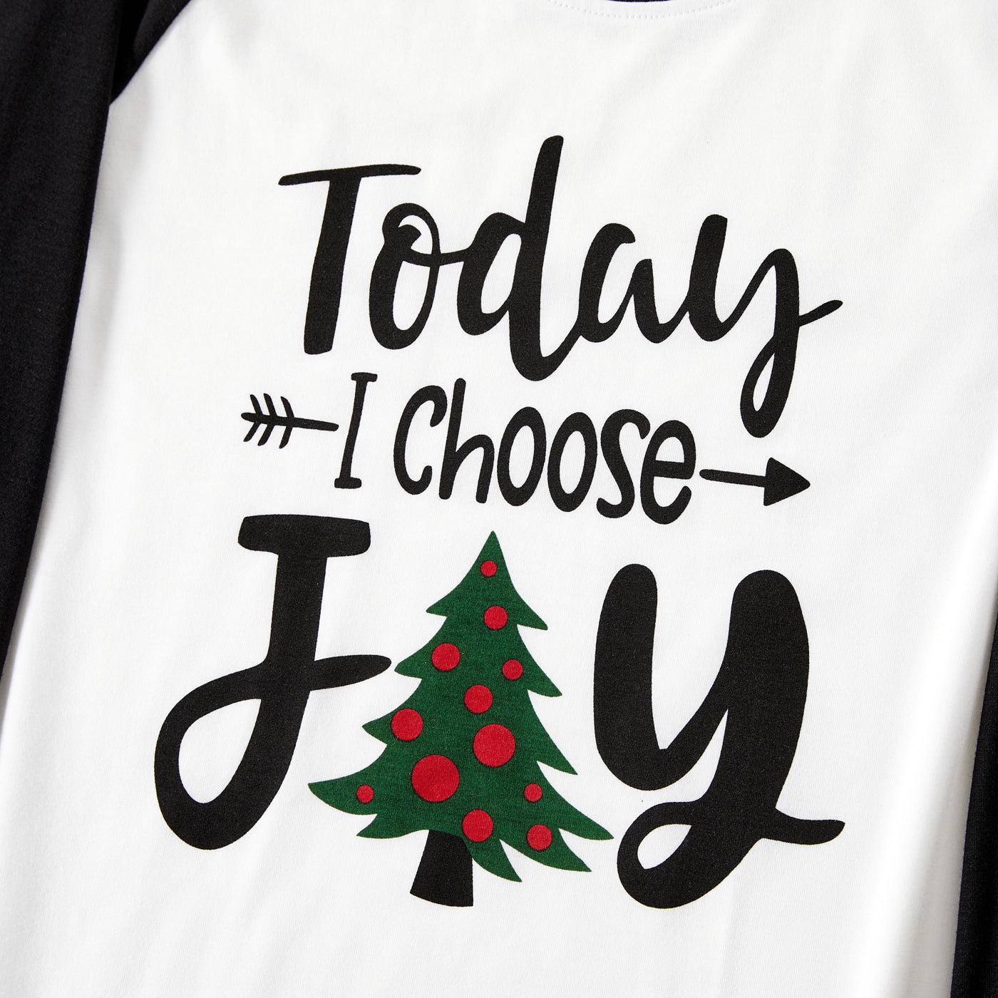 Christmas  Family Matching Letters & Tree Print Long-sleeve Pajamas Sets(Flame resistant)