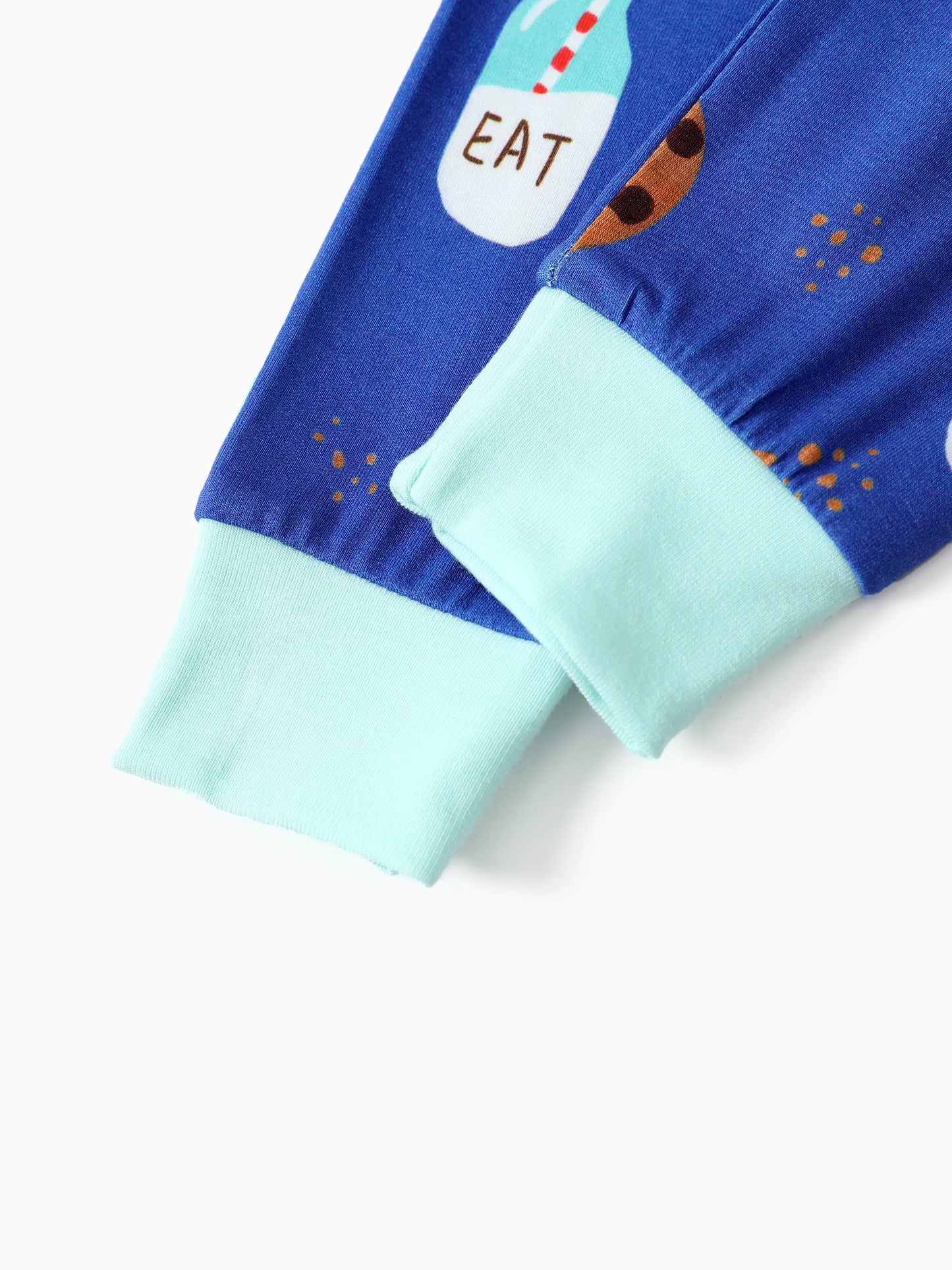 Bamboo Baby/Toddler 2-Piece Childlike Animal Print Snug-Fitting Pajamas Set Blue