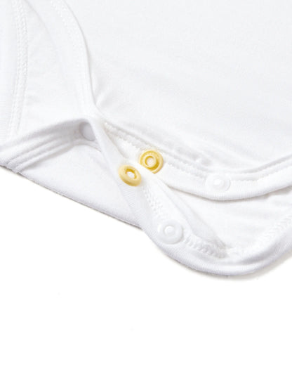 Bamboo Baby Boy/Girl Casual Romper White