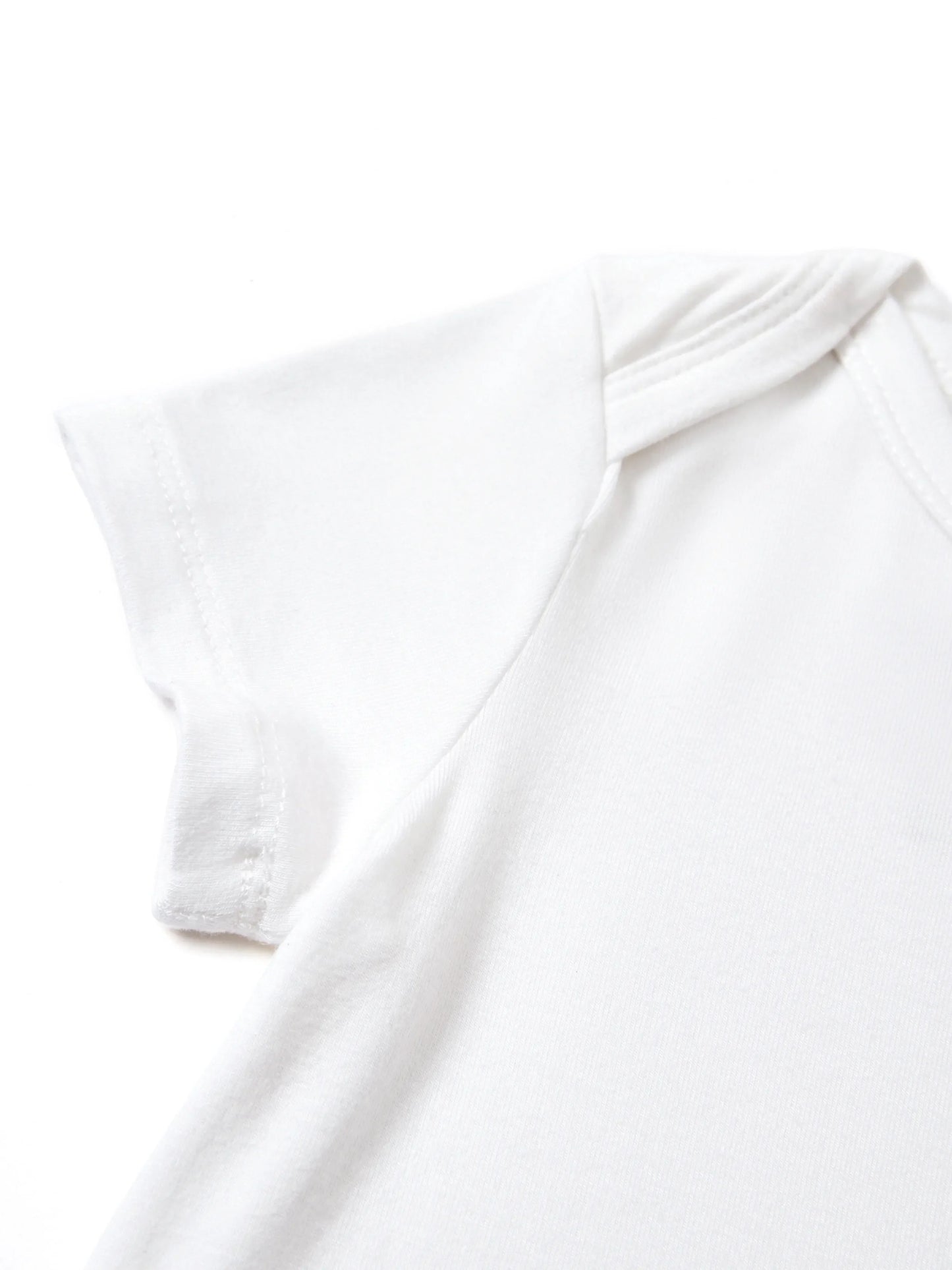 Bamboo Baby Boy/Girl Casual Romper White