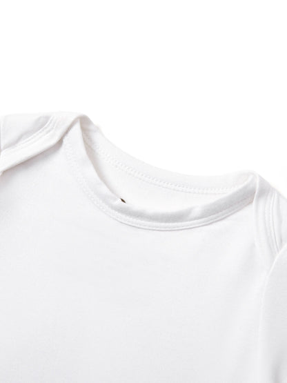 Bamboo Baby Boy/Girl Casual Romper White