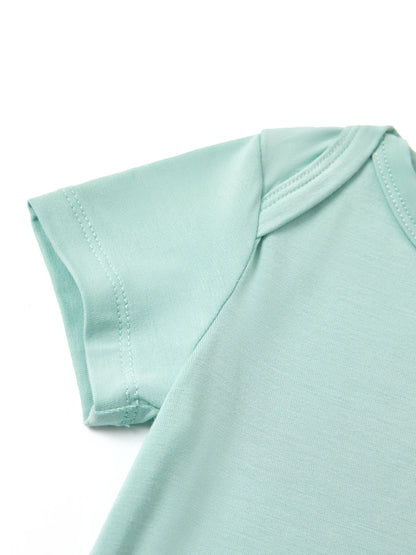 Bamboo Baby Boy/Girl Casual Romper Green