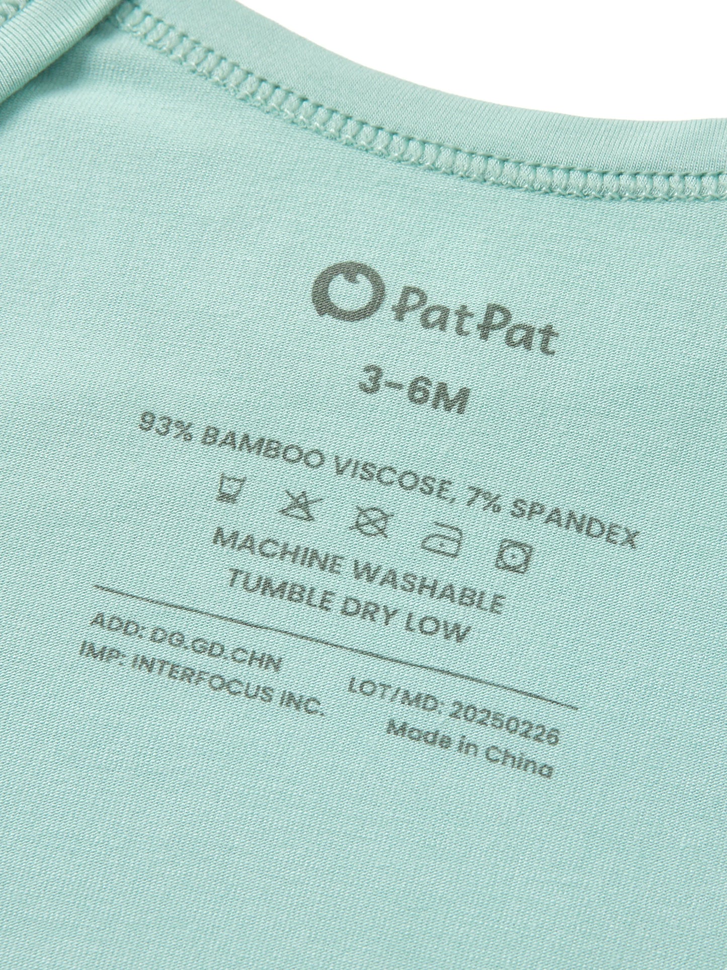Bamboo Baby Boy/Girl Casual Romper Green