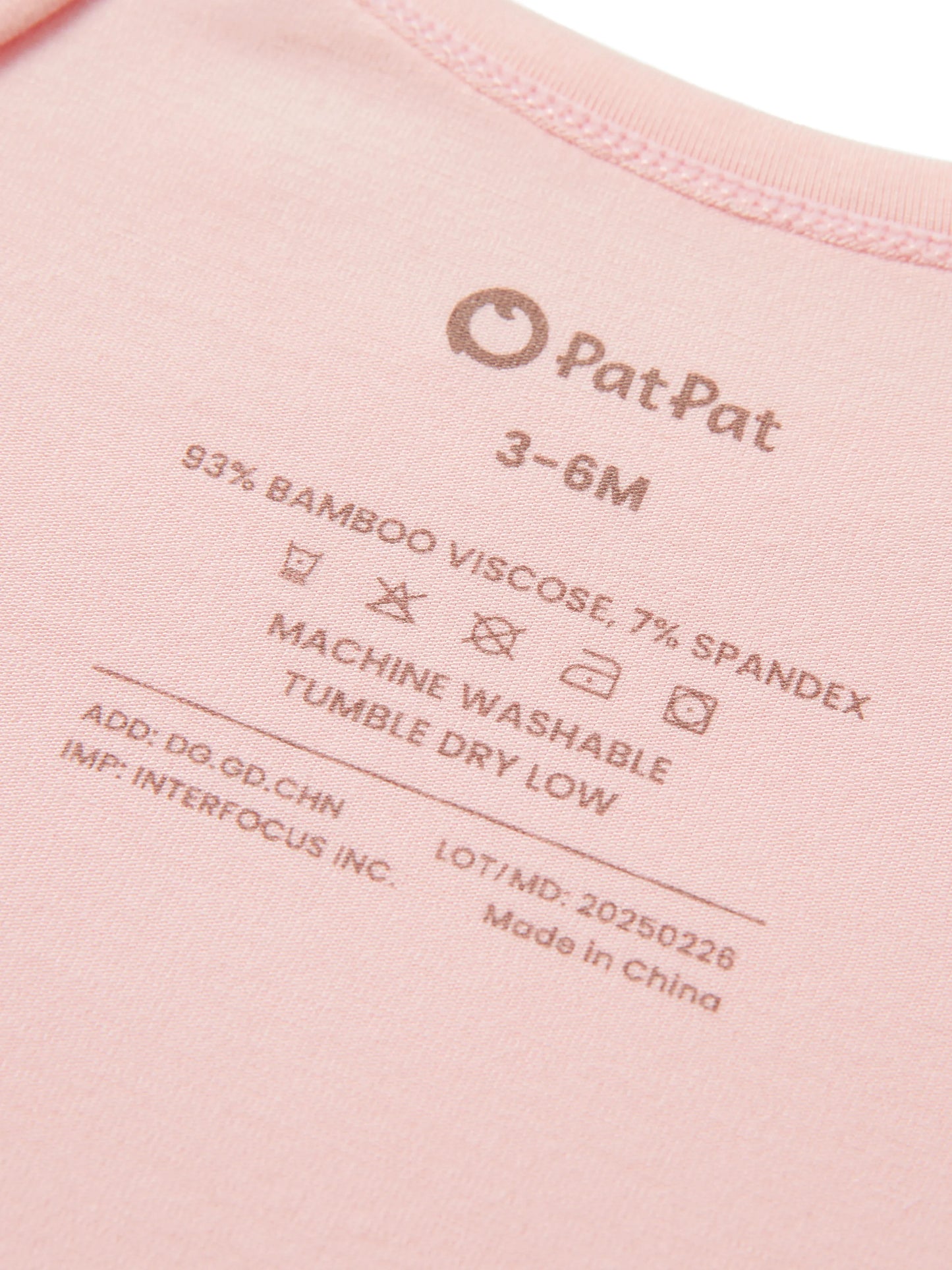 Bamboo Baby Boy/Girl Casual Romper Pink