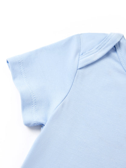 Bamboo Baby Boy/Girl Casual Romper Blue