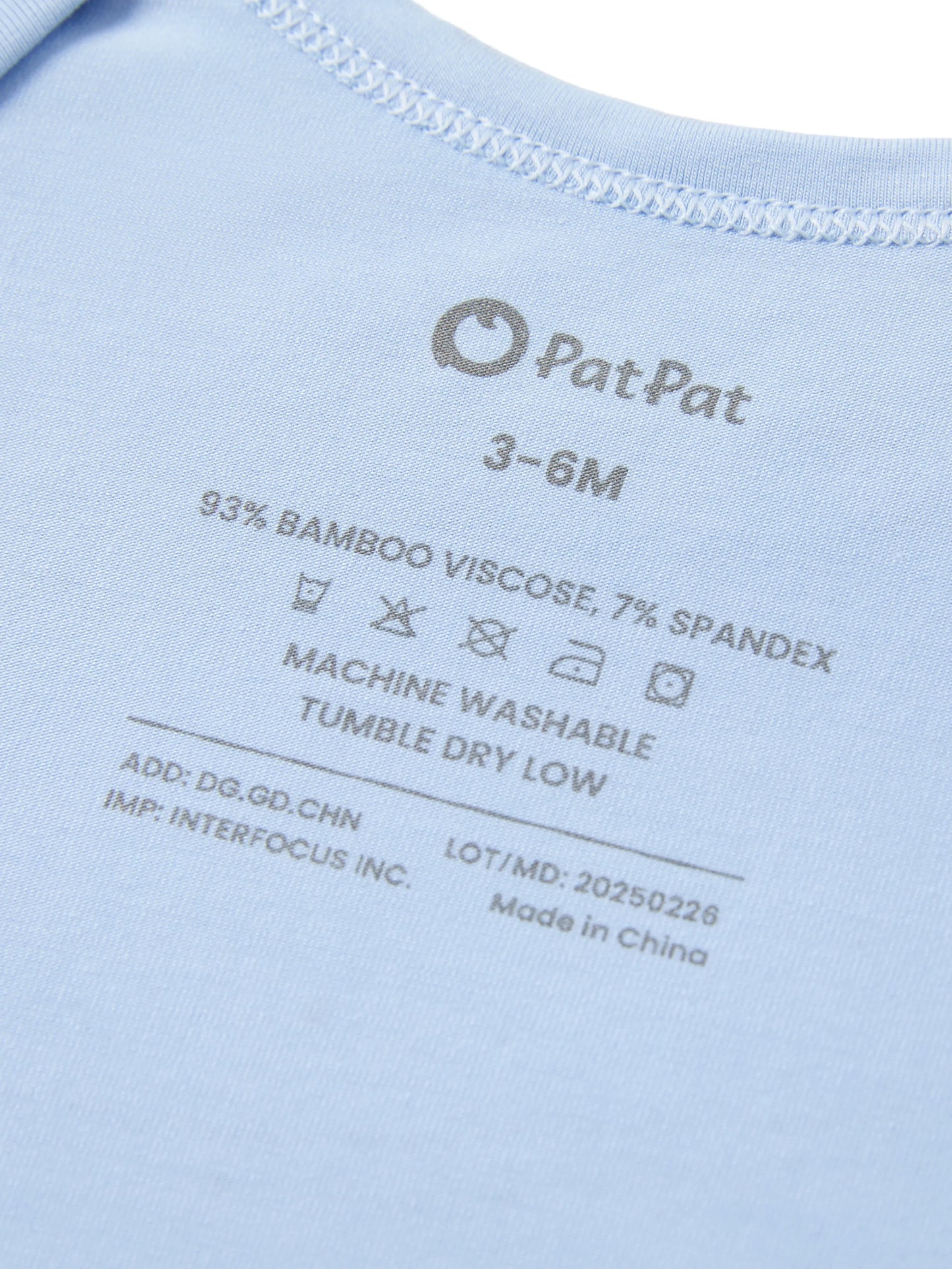 Bamboo Baby Boy/Girl Casual Romper Blue