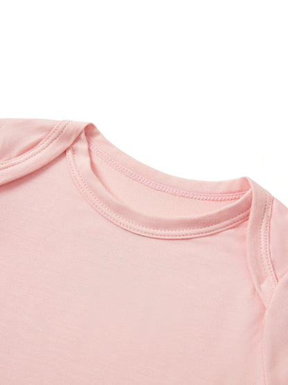 Bamboo Baby Boy/Girl Casual Romper Pink