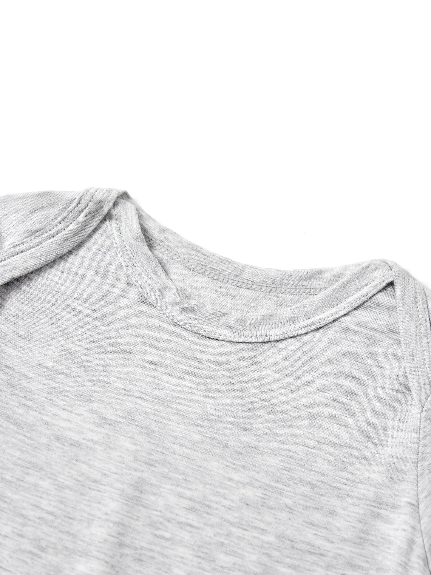 Bamboo Baby Boy/Girl Casual Romper Grey