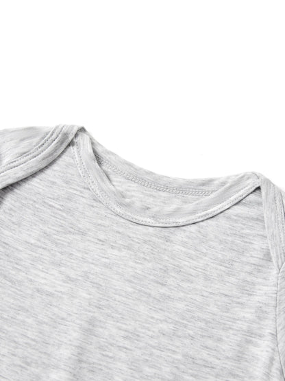 Bamboo Baby Boy/Girl Casual Romper Grey