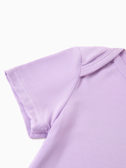 Bamboo 5-Pack Baby Boy/Girl Casual Romper Pink