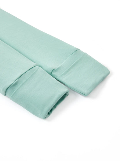 Baby / Girl Bamboo Sleeping Bag Infant Gown with Headband Light Green