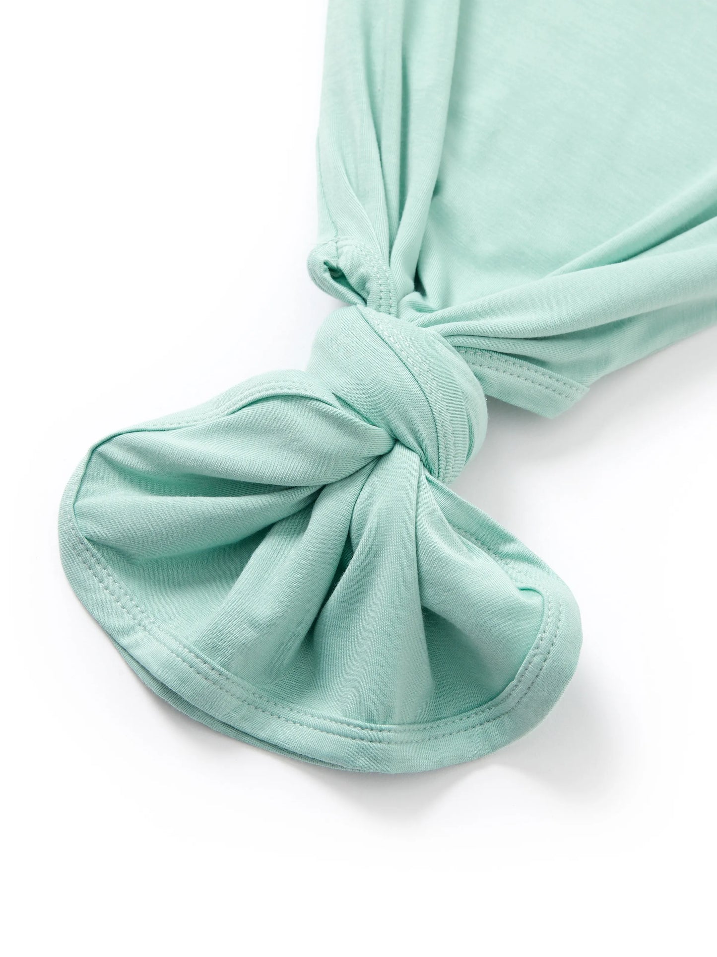 Bamboo Baby Boy/Girl Sleeping Bag Infant Gown with Hat Light Green