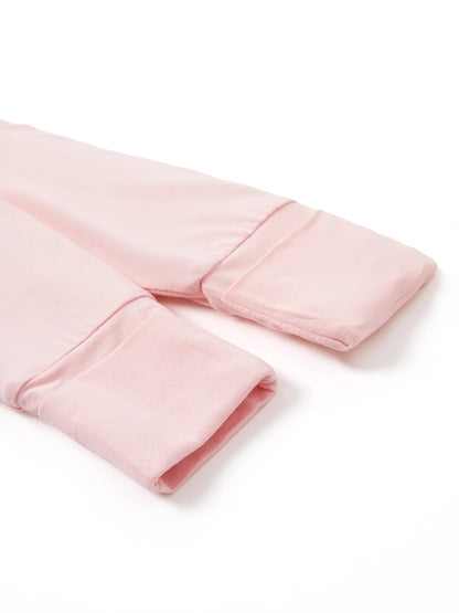Bamboo Baby Boy/Girl Sleeping Bag Infant Gown with Hat Pink