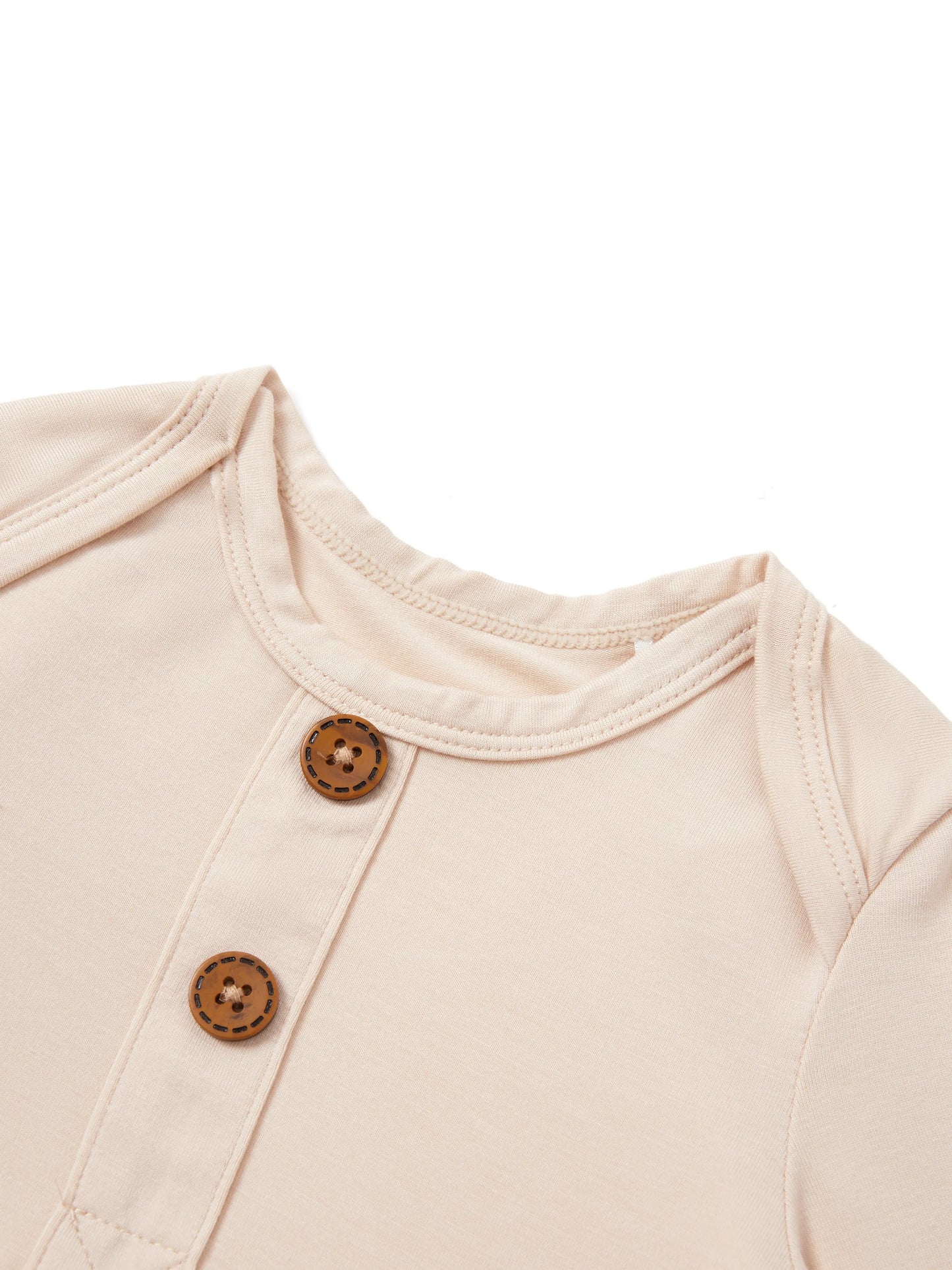 Bamboo Baby Boy/Girl Sleeping Bag Infant Gown with Hat Apricot