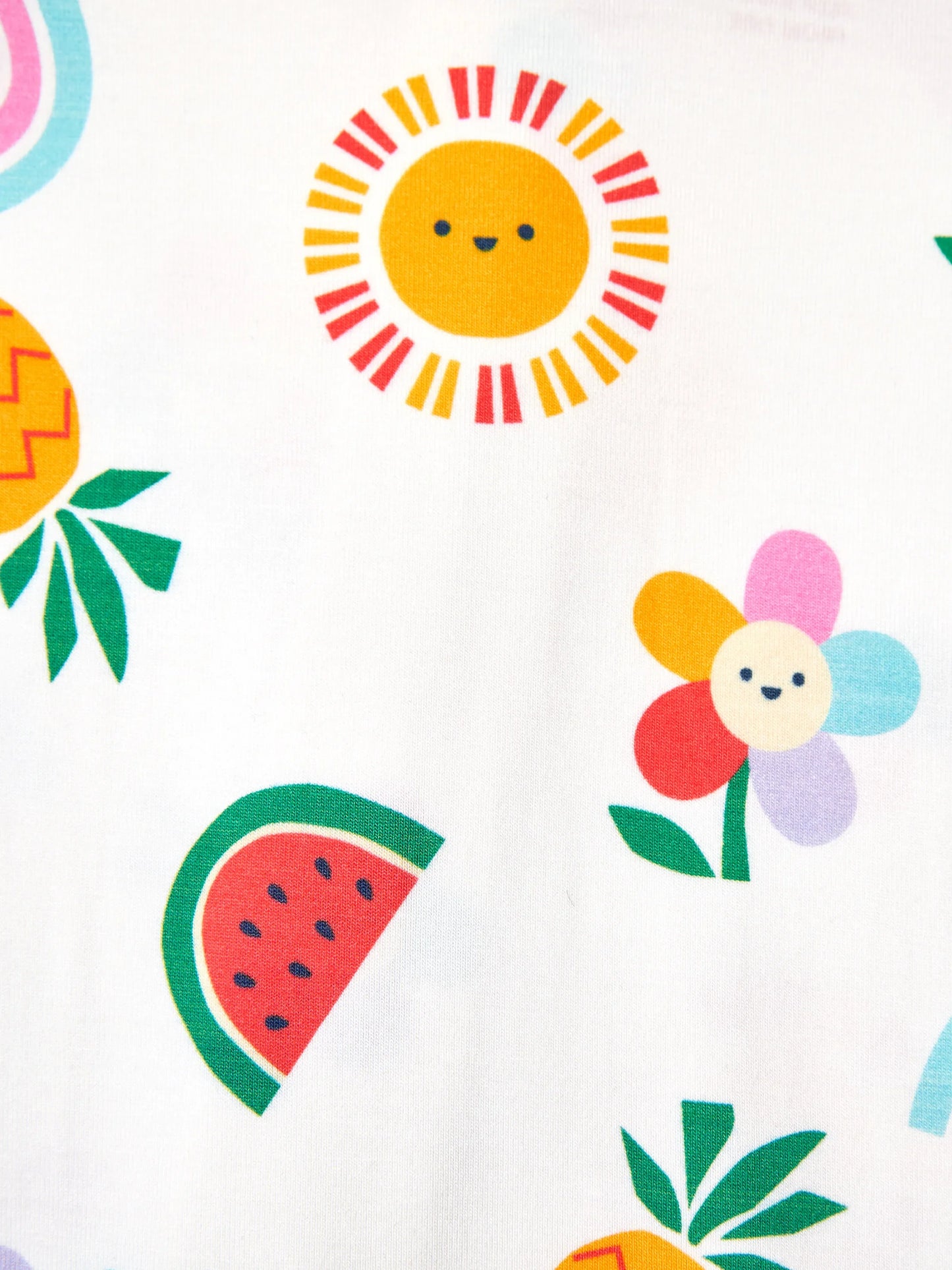 Bamboo Baby Boy / Girl 3-Pack Solid&Rainbow Printed 2-Way Zipper Anti Slip Long-sleeve Footie Pink