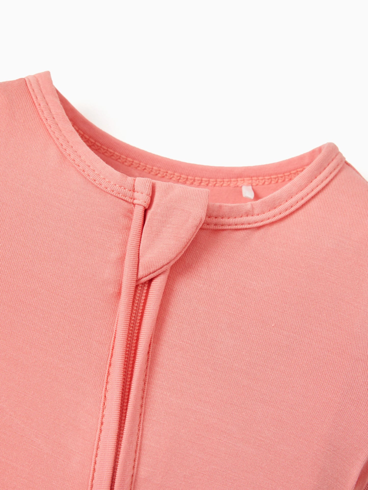 Bamboo Baby Boy / Girl 2-Way Zip Onesies Anti Slip Childlike Food Pattern Bamboo Sleepwear (Snug-Fitting)
 Pink