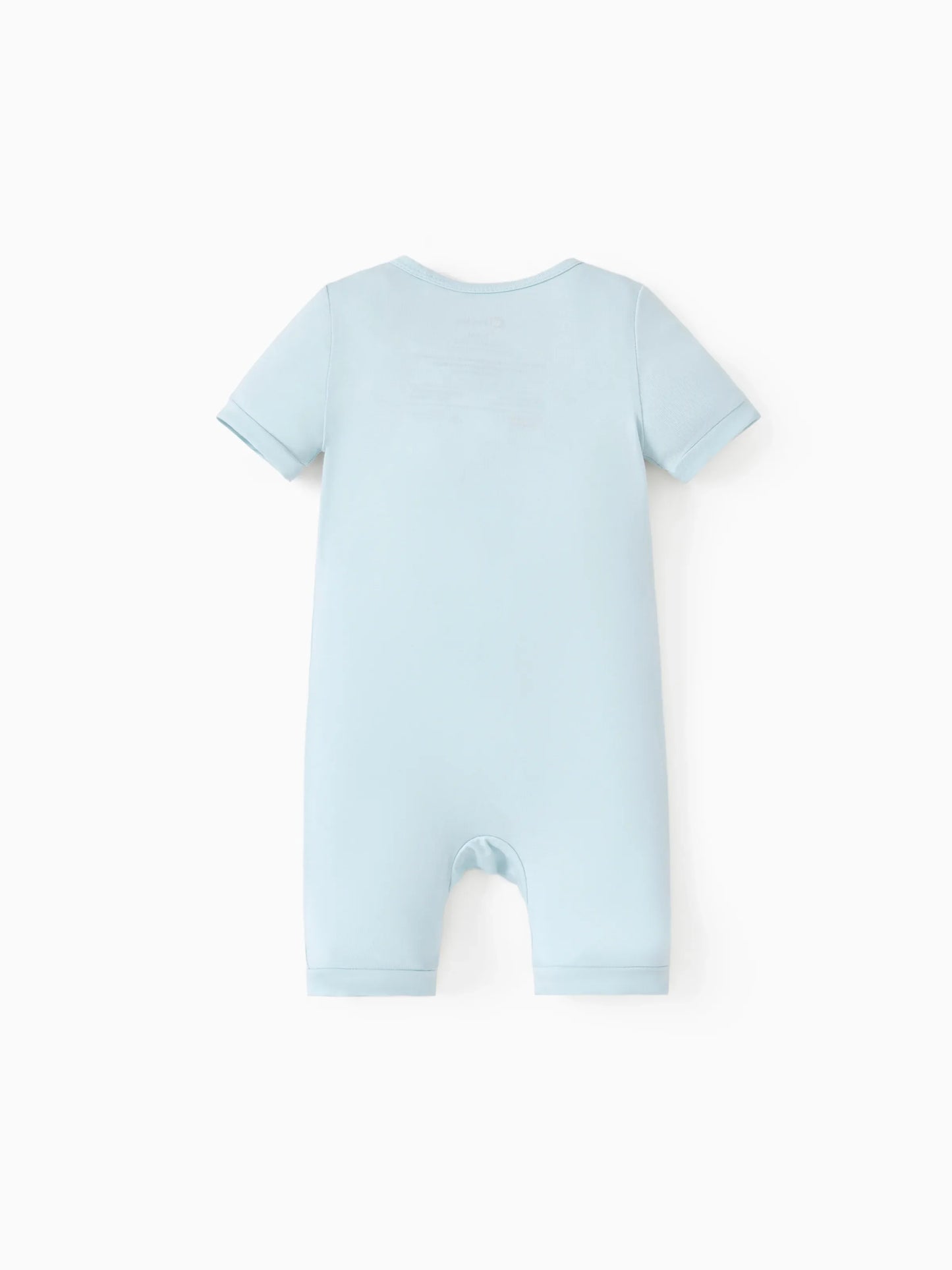 Bamboo Baby Boy / Girl 2-Way Zip Onesies Anti Slip Childlike Food Pattern Bamboo Sleepwear (Snug-Fitting)
 Turquoise