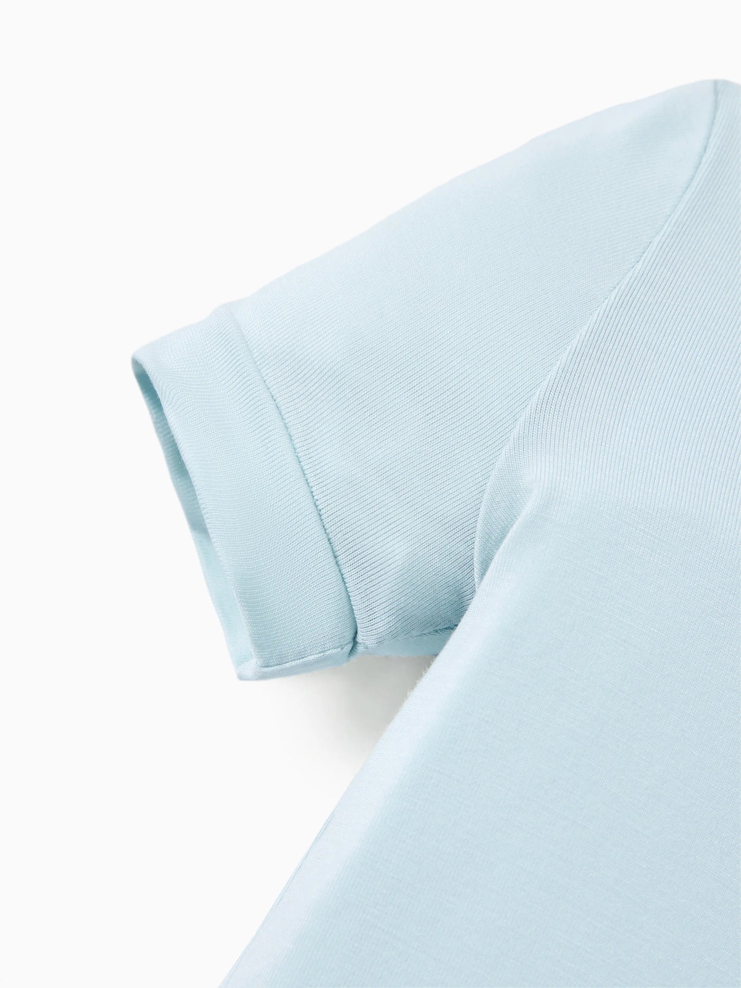 Bamboo Baby Boy / Girl 2-Way Zip Onesies Anti Slip Childlike Food Pattern Bamboo Sleepwear (Snug-Fitting)
 Turquoise
