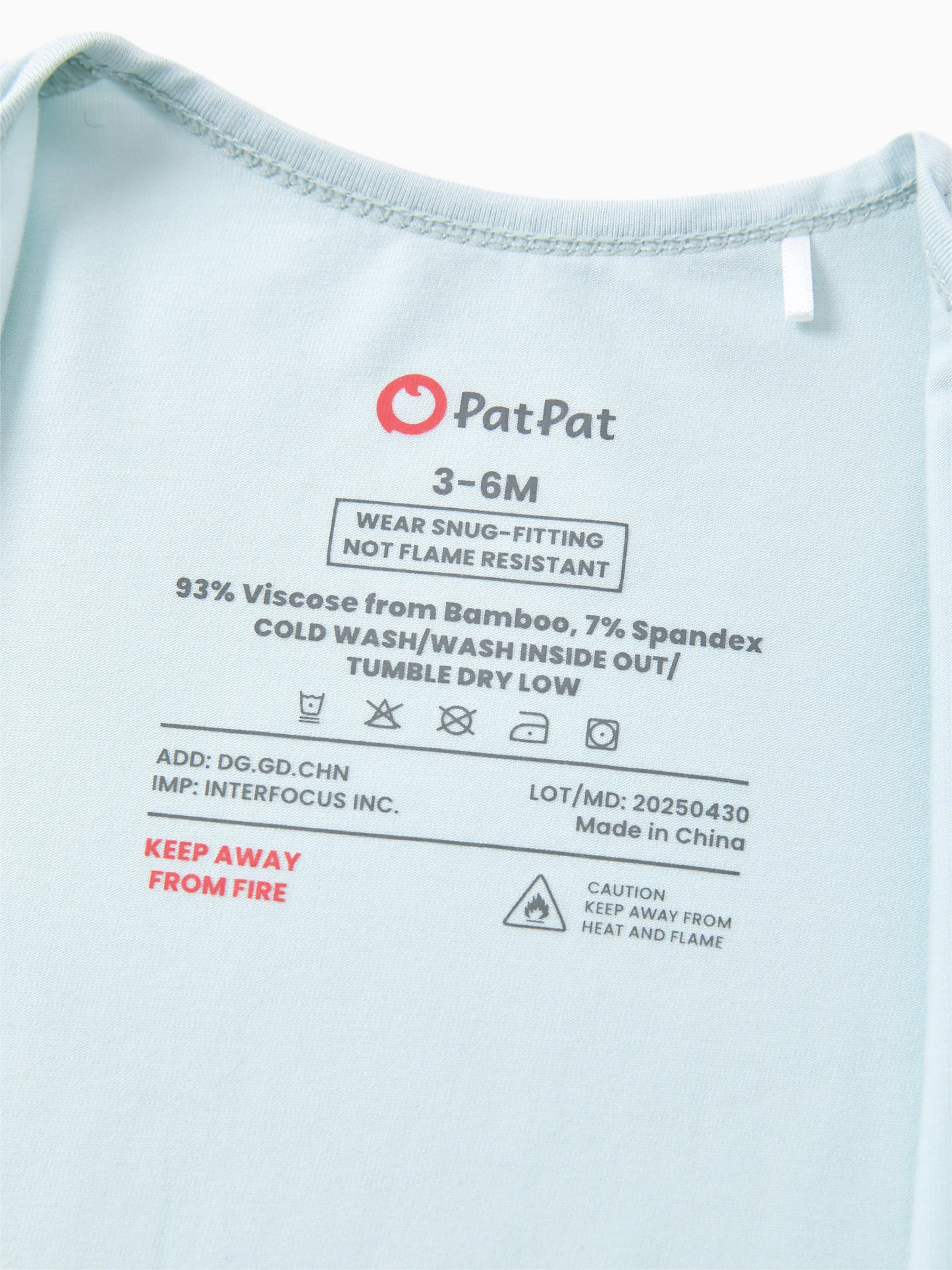 Bamboo Baby Boy / Girl 2-Way Zip Onesies Anti Slip Childlike Food Pattern Bamboo Sleepwear (Snug-Fitting)
 Turquoise