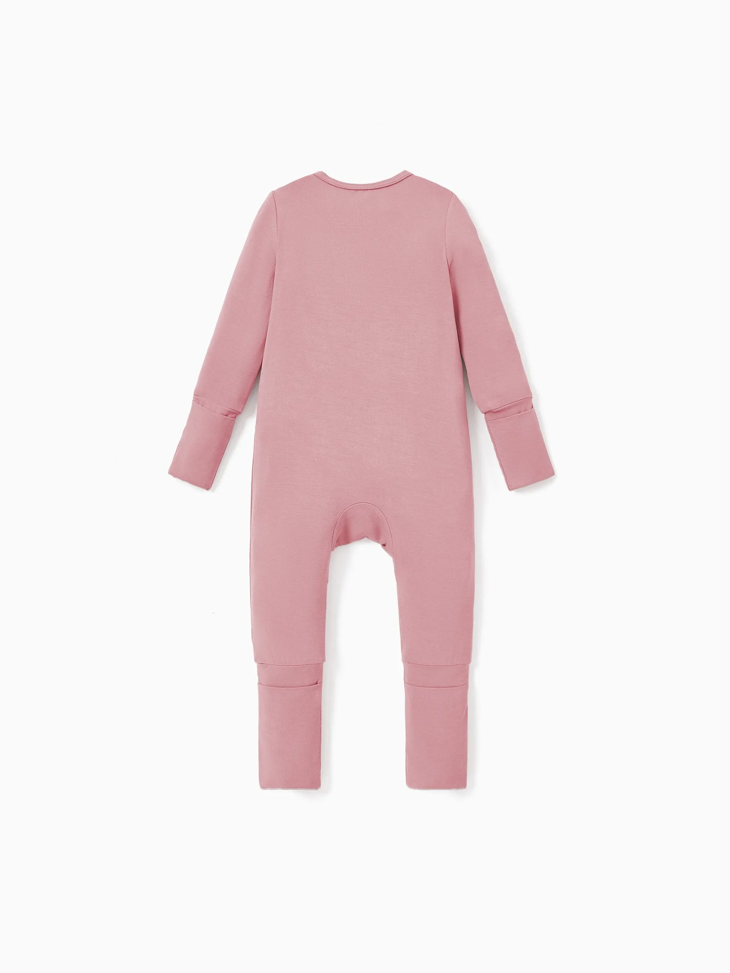 Kids Baby / Girl Bamboo Pajamas With Childlike Print (Snug-Fitting) Pink