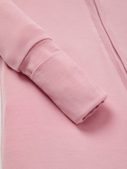 Kids Baby / Girl Bamboo Pajamas With Childlike Print (Snug-Fitting) Pink
