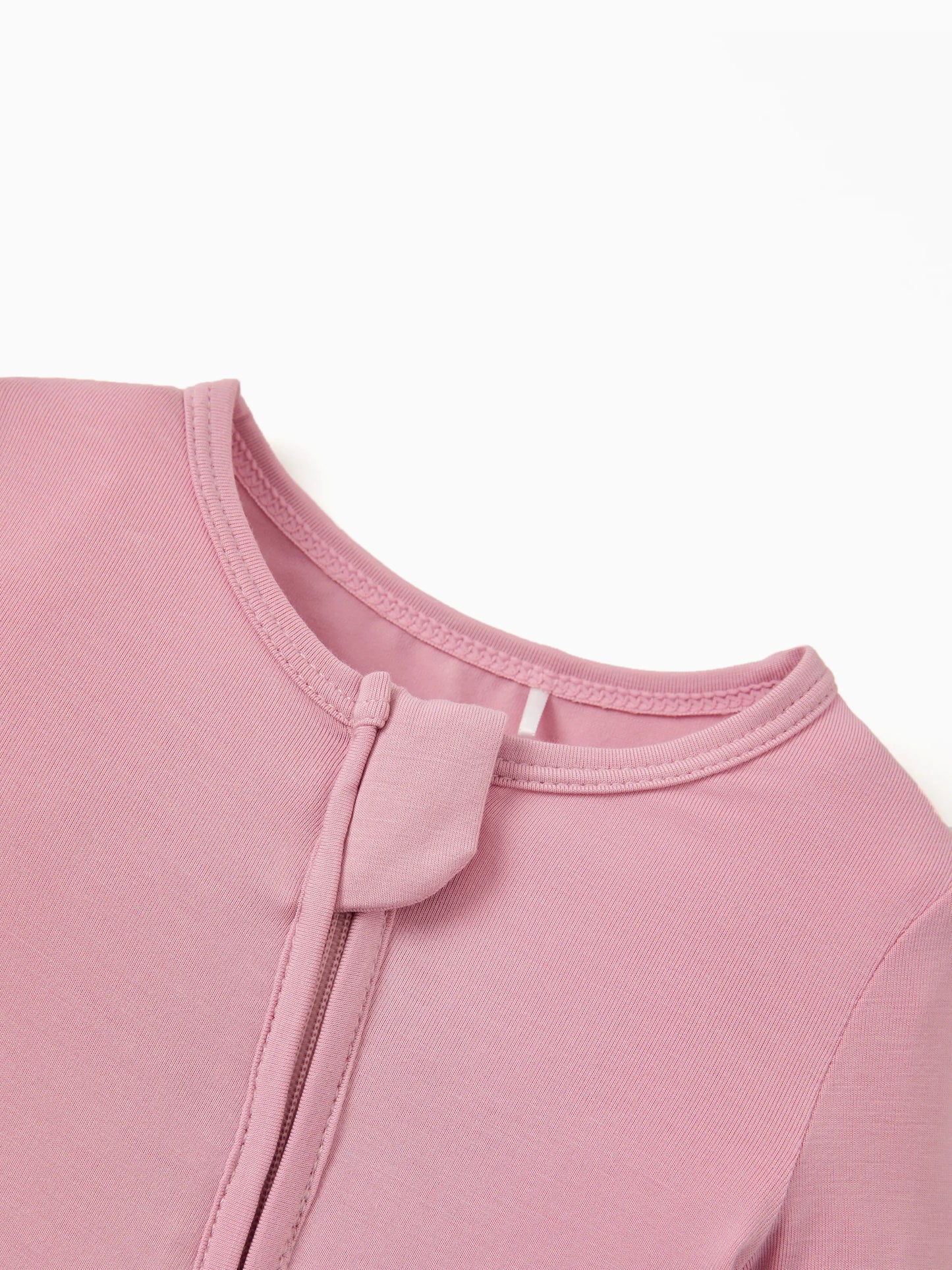 Kids Baby / Girl Bamboo Pajamas With Childlike Print (Snug-Fitting) Pink