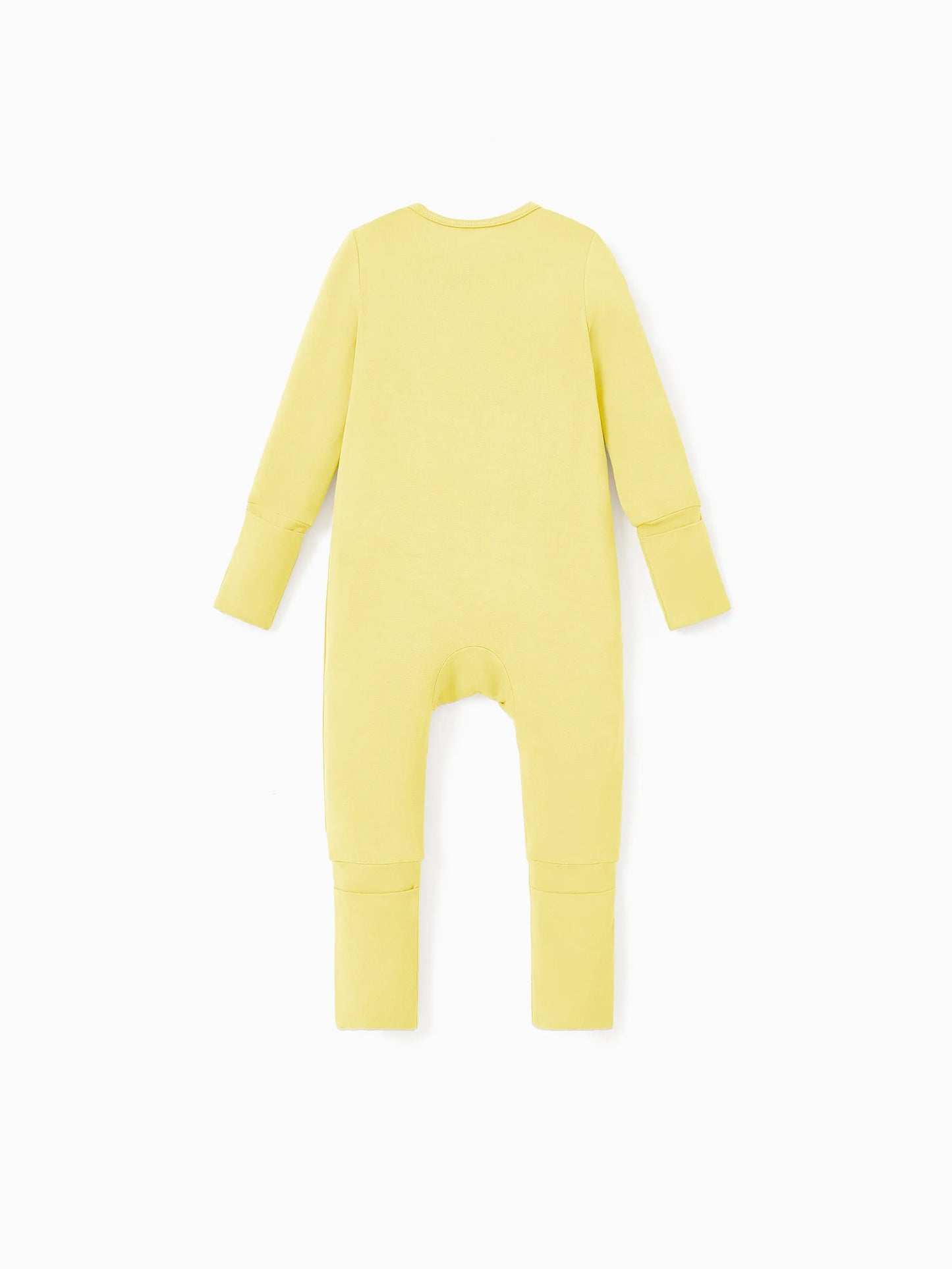 Kids Baby / Girl Bamboo Pajamas With Childlike Print (Snug-Fitting) Yellow