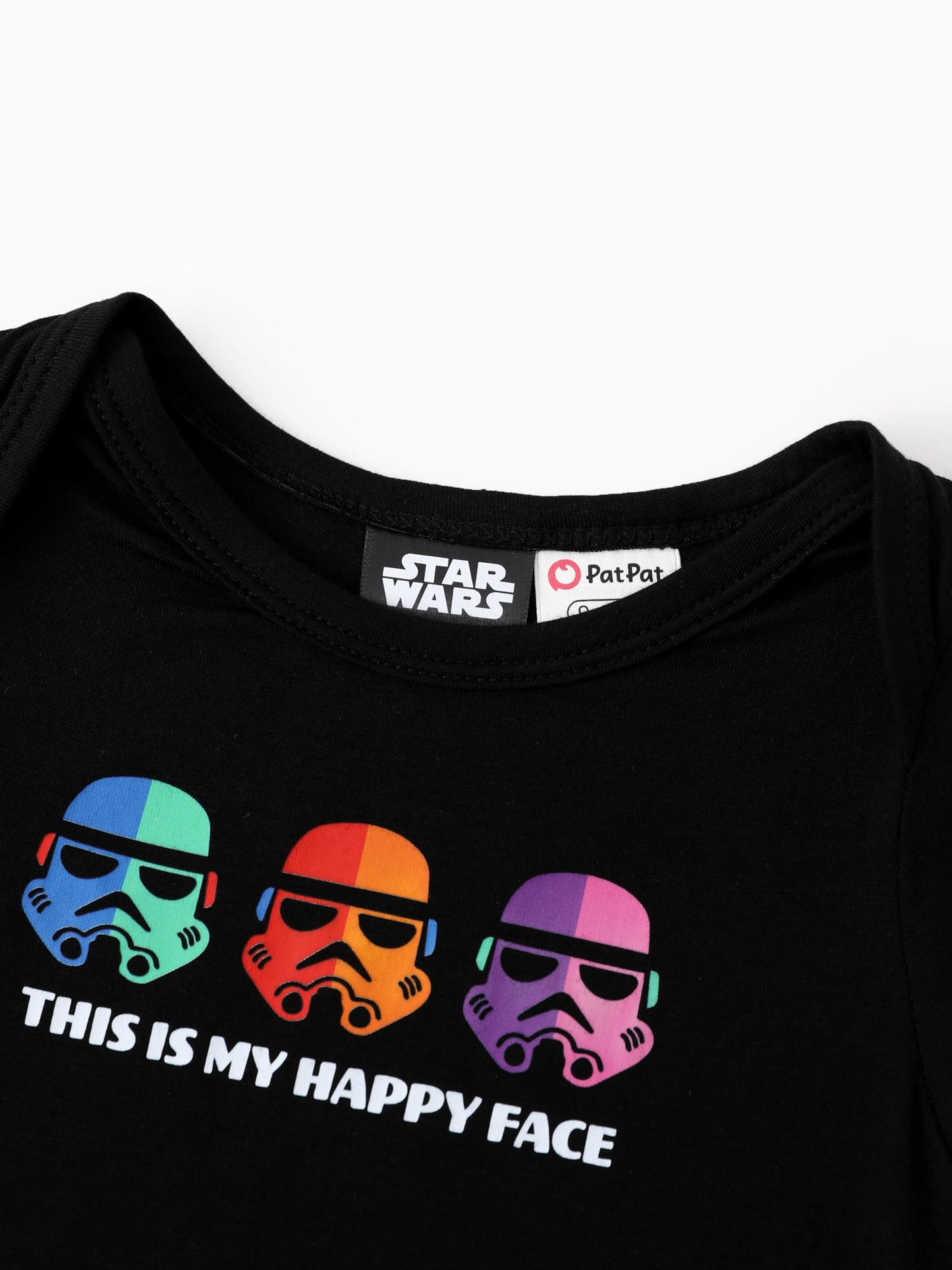 Star Wars Baby Boy 3pcs Childlike Round Neckline Longsleeves Rompers Multi-color