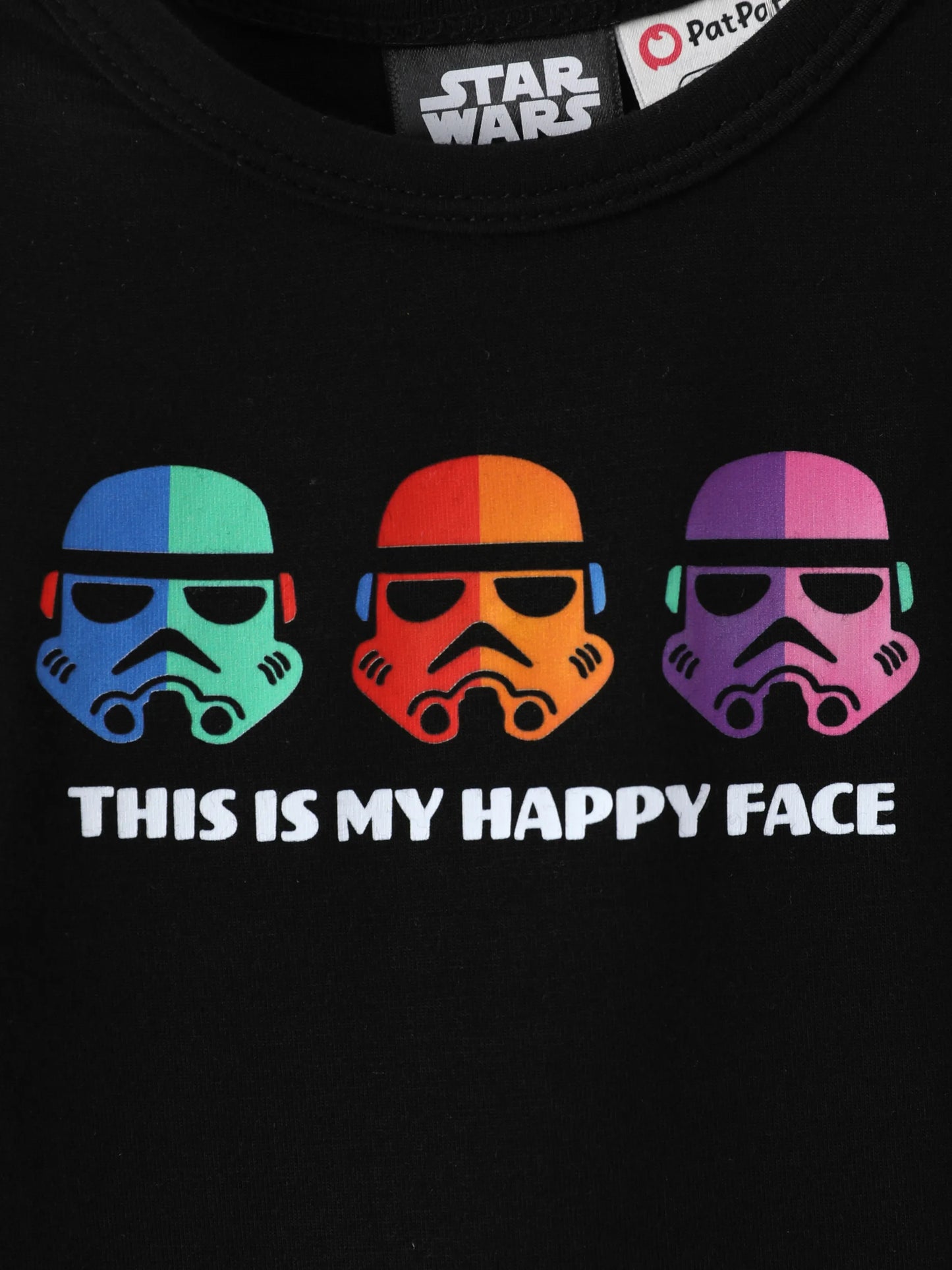 Star Wars Baby Boy 3pcs Childlike Round Neckline Longsleeves Rompers Multi-color