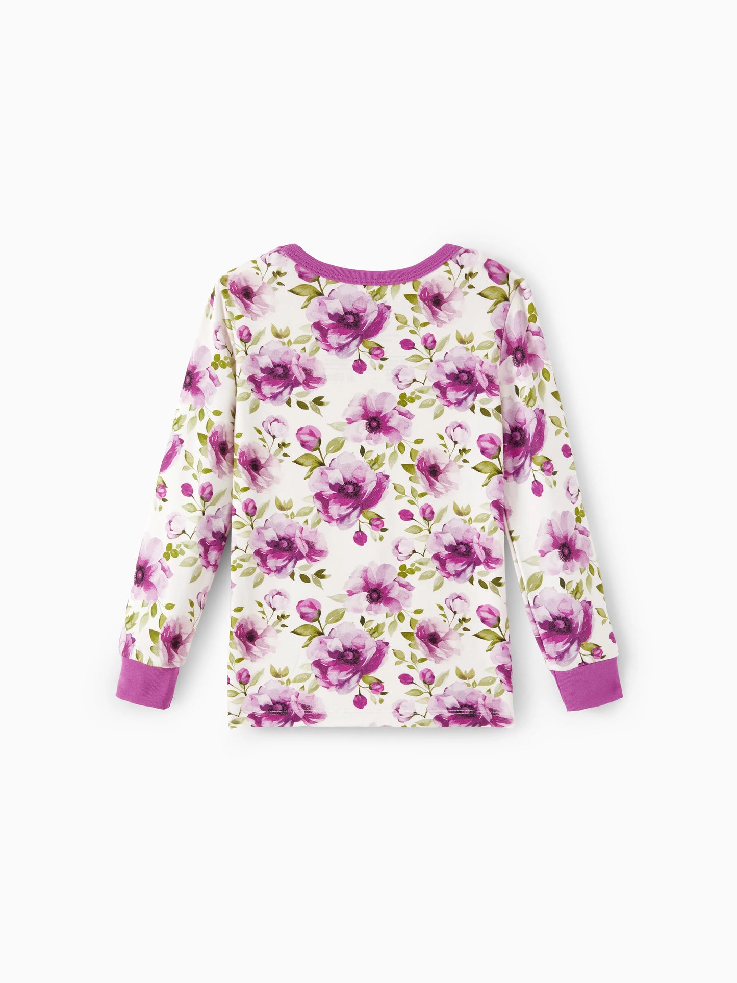 Christmas / Halloween Pajama 2-piece Bamboo Pajamas Set With Childlike Print for Baby / Toddler( Snug-Fitting) Light Purple