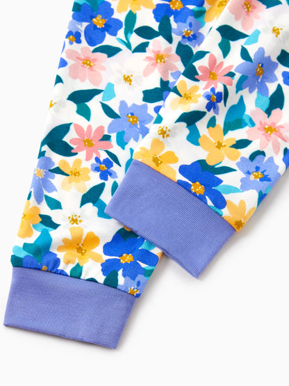 Christmas / Halloween Pajama 2-piece Bamboo Pajamas Set With Childlike Print for Baby / Toddler( Snug-Fitting) Violet