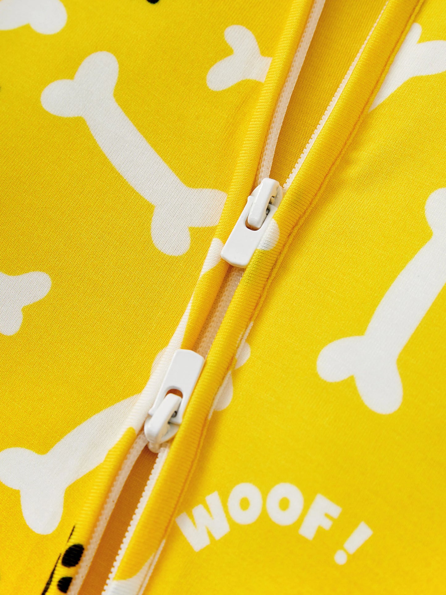 Bamboo Baby Boy/Girl 2-Pack Natural Animal or Plant Long Sleeve Romper 2-Way Zip Anti Slip Footie Yellow