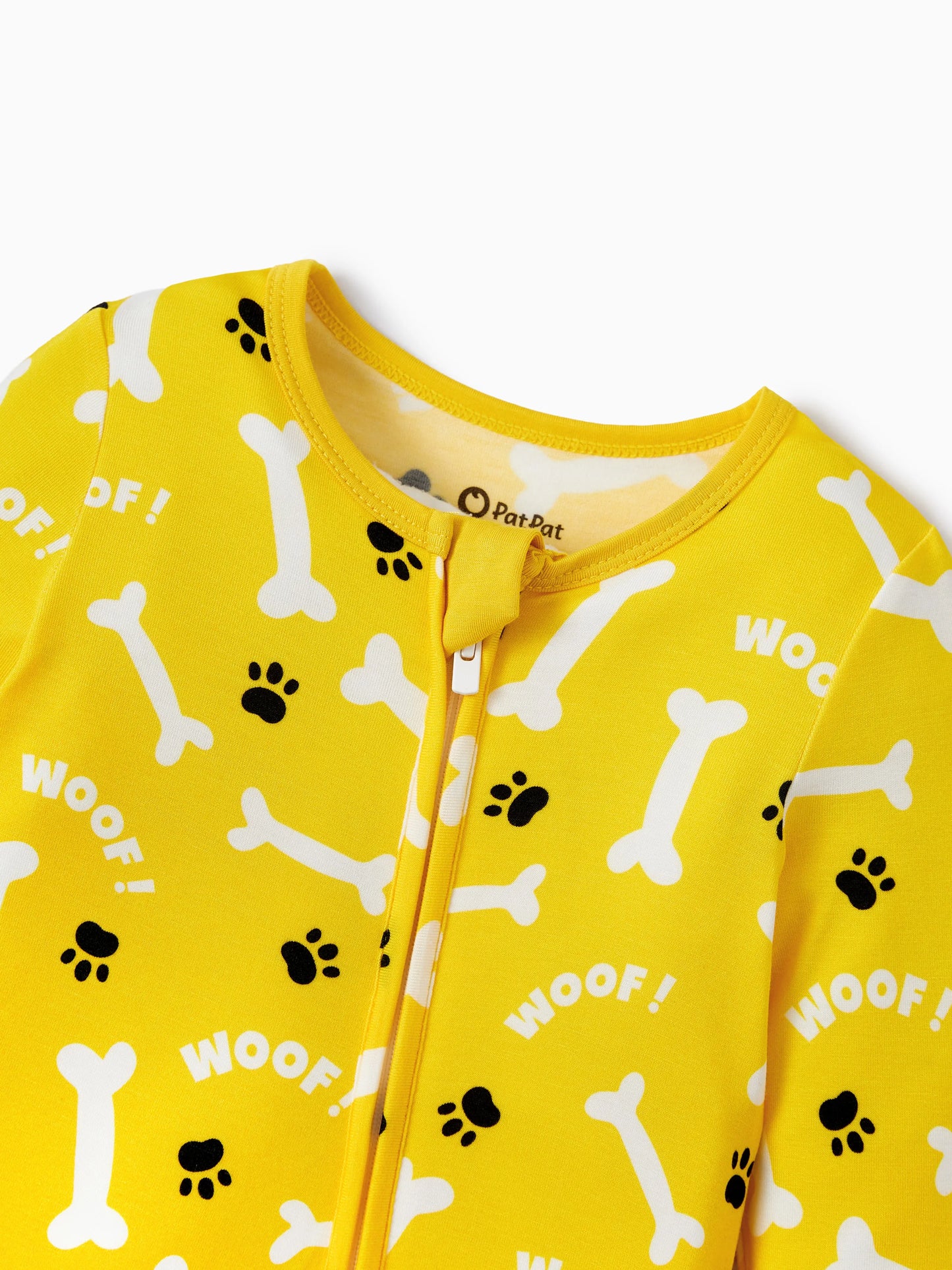 Bamboo Baby Boy/Girl 2-Pack Natural Animal or Plant Long Sleeve Romper 2-Way Zip Anti Slip Footie Yellow