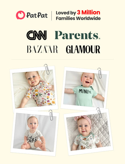 Bamboo Baby Boy/Girl 2-Pack Solid&Printed Rompers Set Yellow