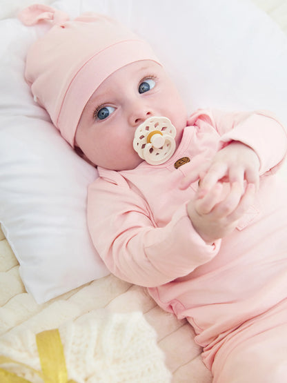 Bamboo Baby Boy/Girl Sleeping Bag Infant Gown with Hat Pink