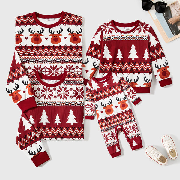 Christmas Family Matching Festival Theme All-over Print Long Sleeve Tops