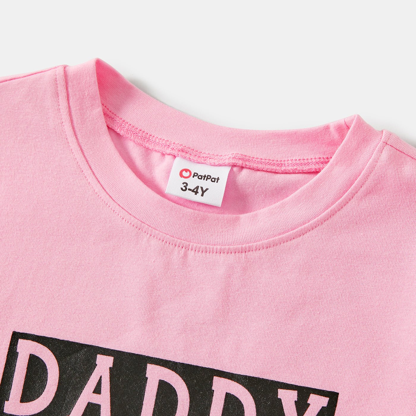 Daddy and Me Letter Print Short-sleeve Cotton Tee - 20651051