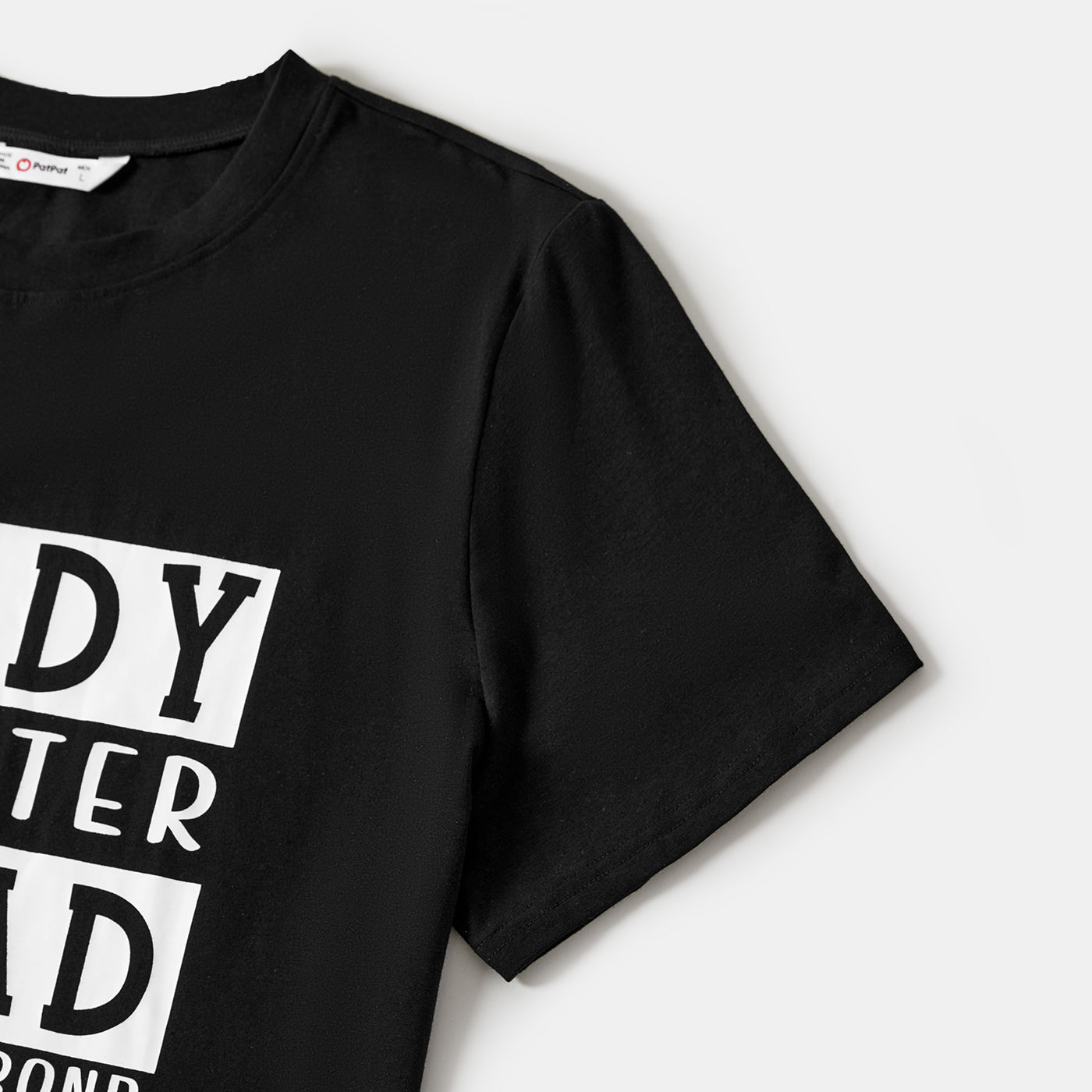 Daddy and Me Letter Print Short-sleeve Cotton Tee - 20651051