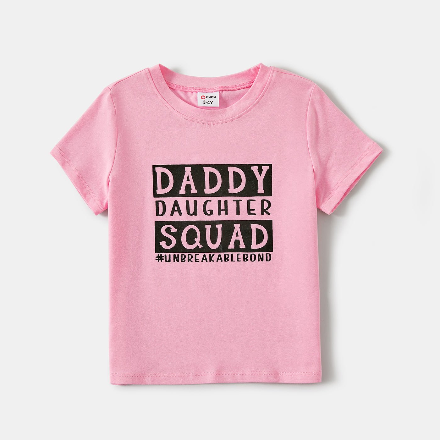 Daddy and Me Letter Print Short-sleeve Cotton Tee - 20651051
