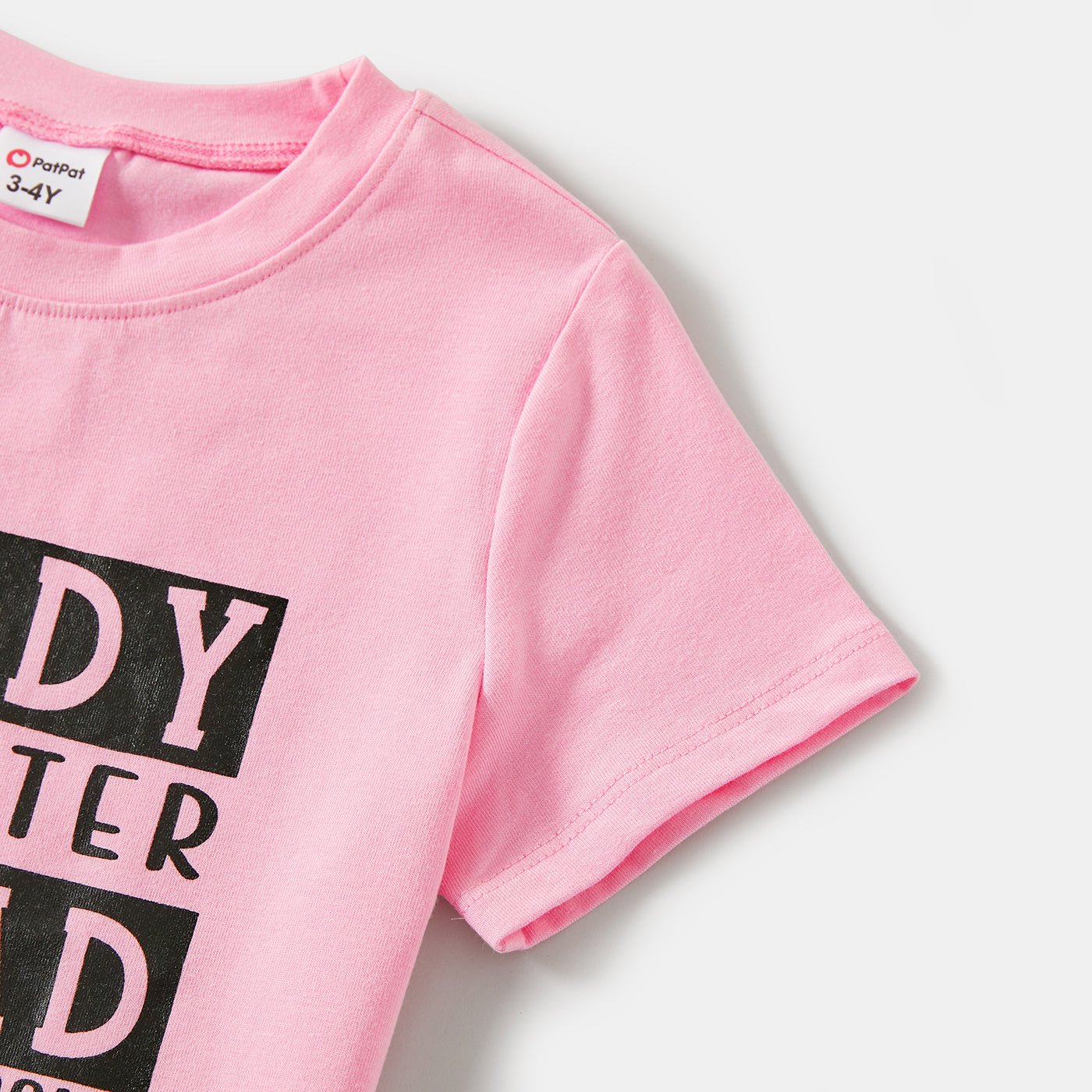 Daddy and Me Letter Print Short-sleeve Cotton Tee - 20651051