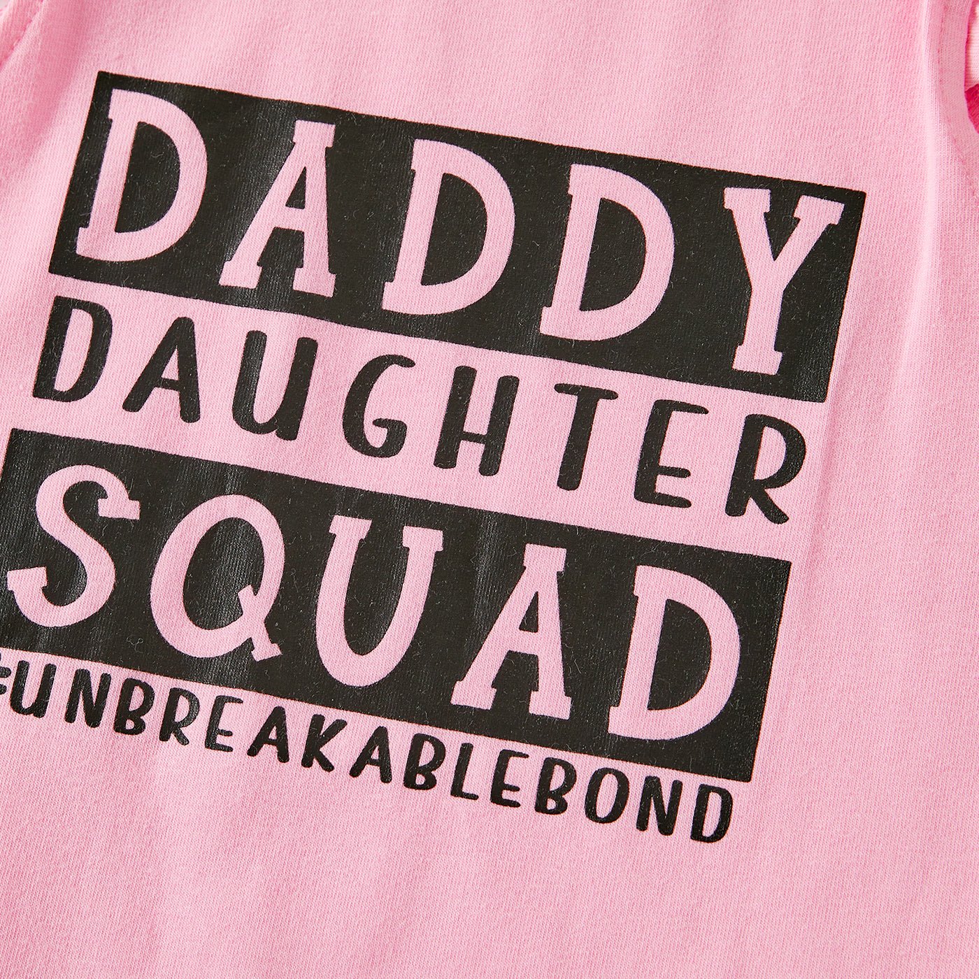 Daddy and Me Letter Print Short-sleeve Cotton Tee - 20651051