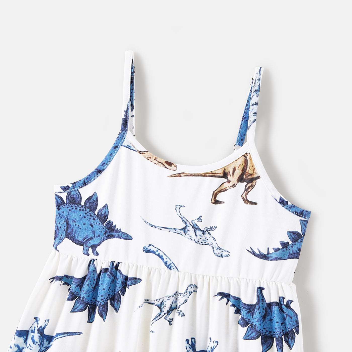 Family Matching Allover Dinosaur Print Naia? Cami Dresses and Short-sleeve T-shirts Sets - 20559173