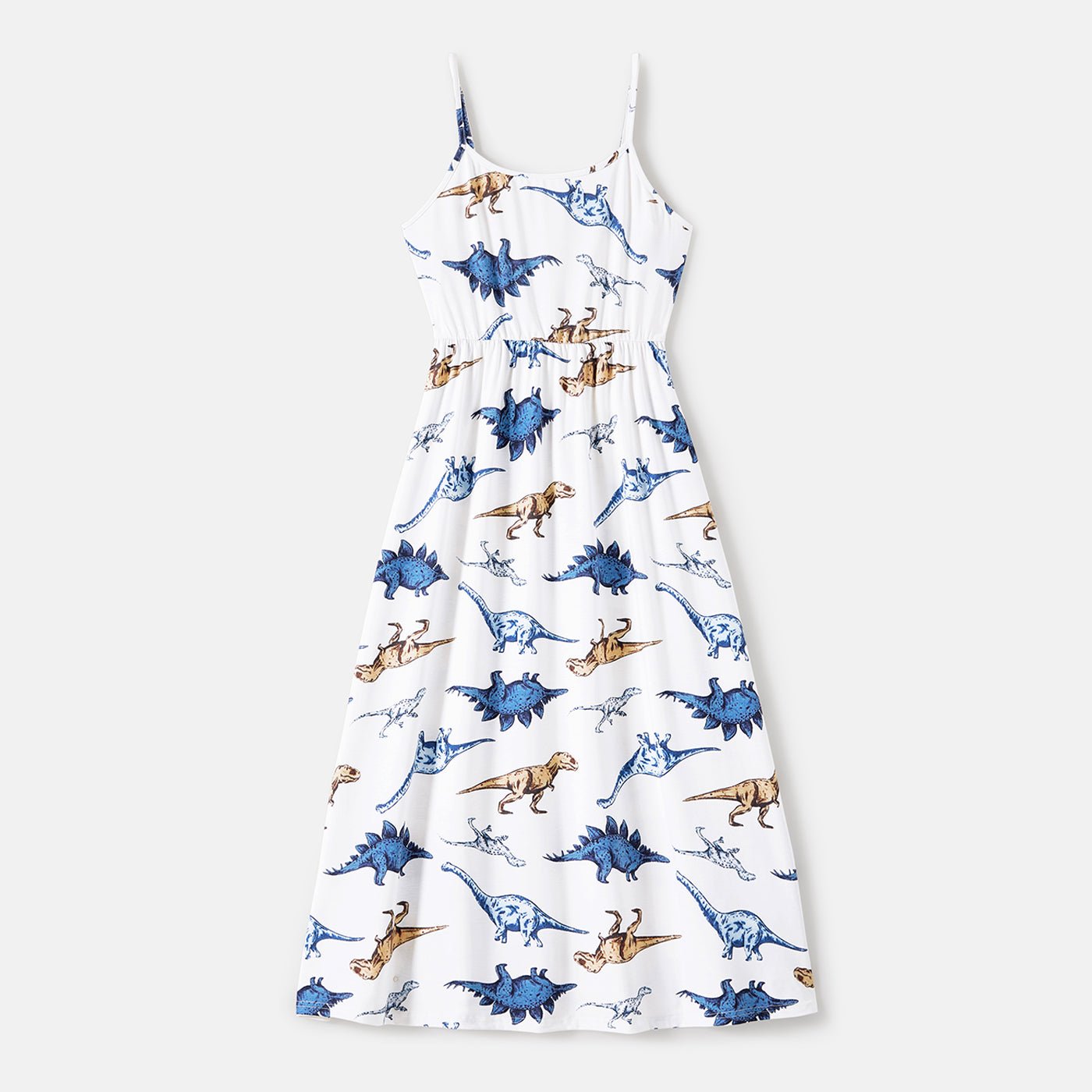 Family Matching Allover Dinosaur Print Naia? Cami Dresses and Short-sleeve T-shirts Sets - 20559173