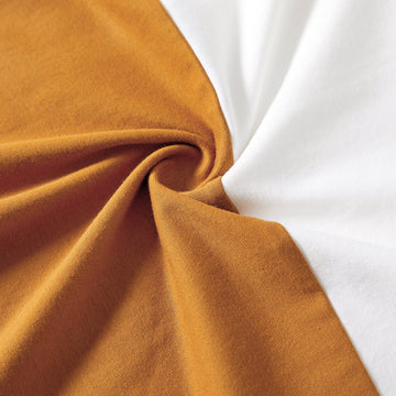 Family Matching Allover Floral Print Belted Dresses and Color Block Polo Neck T-shirts Sets - 20672430