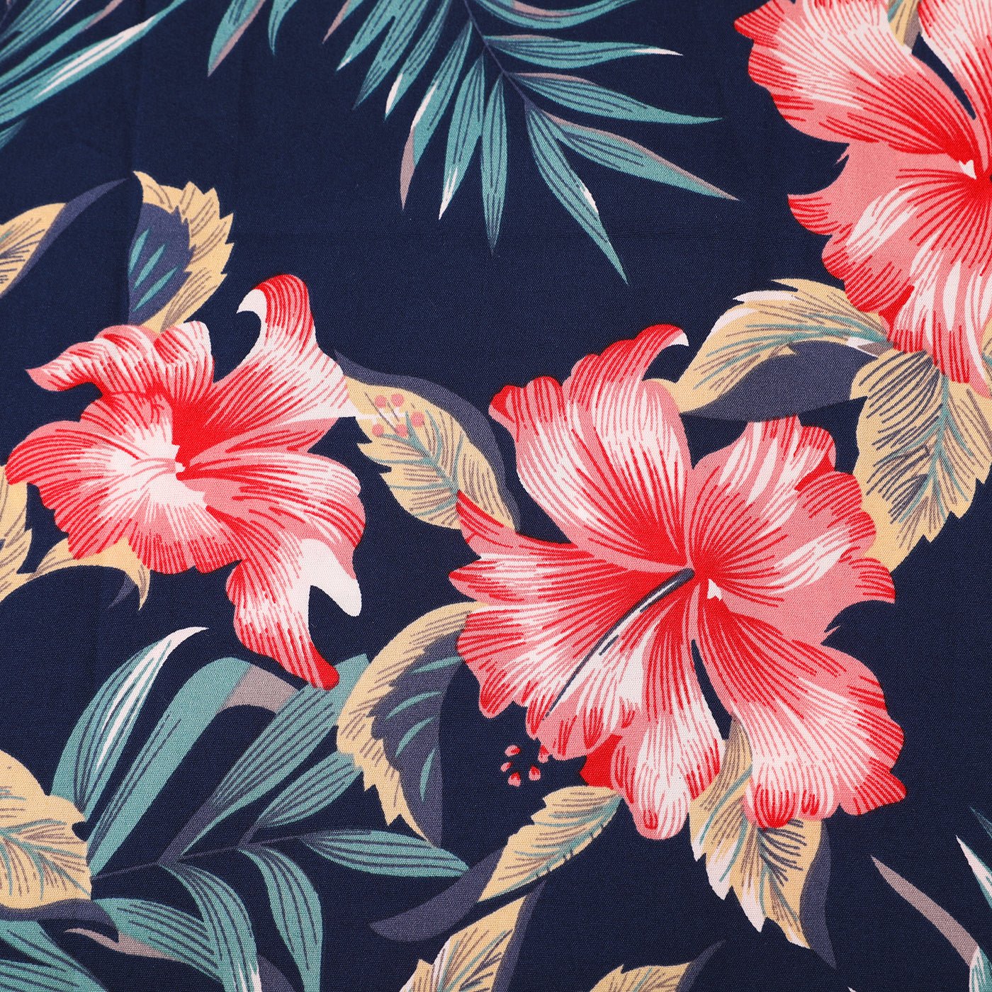 Family Matching Allover Floral Print Halterneck Dresses and Short-sleeve Shirts Sets - 20644460