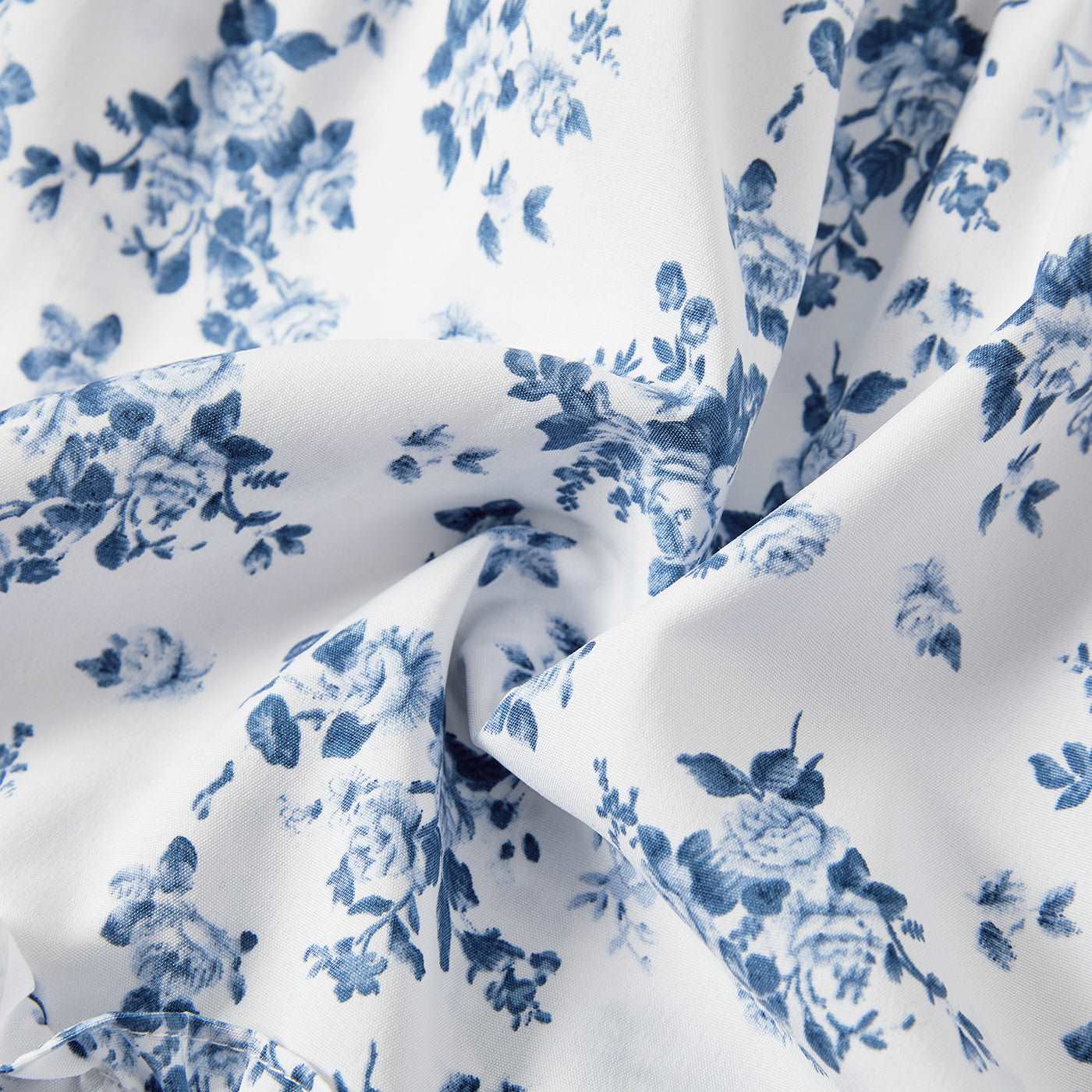 Family Matching Allover Floral Print Shirred Tiered Dresses and Short-sleeve Colorblock T-shirts Sets - 20578511