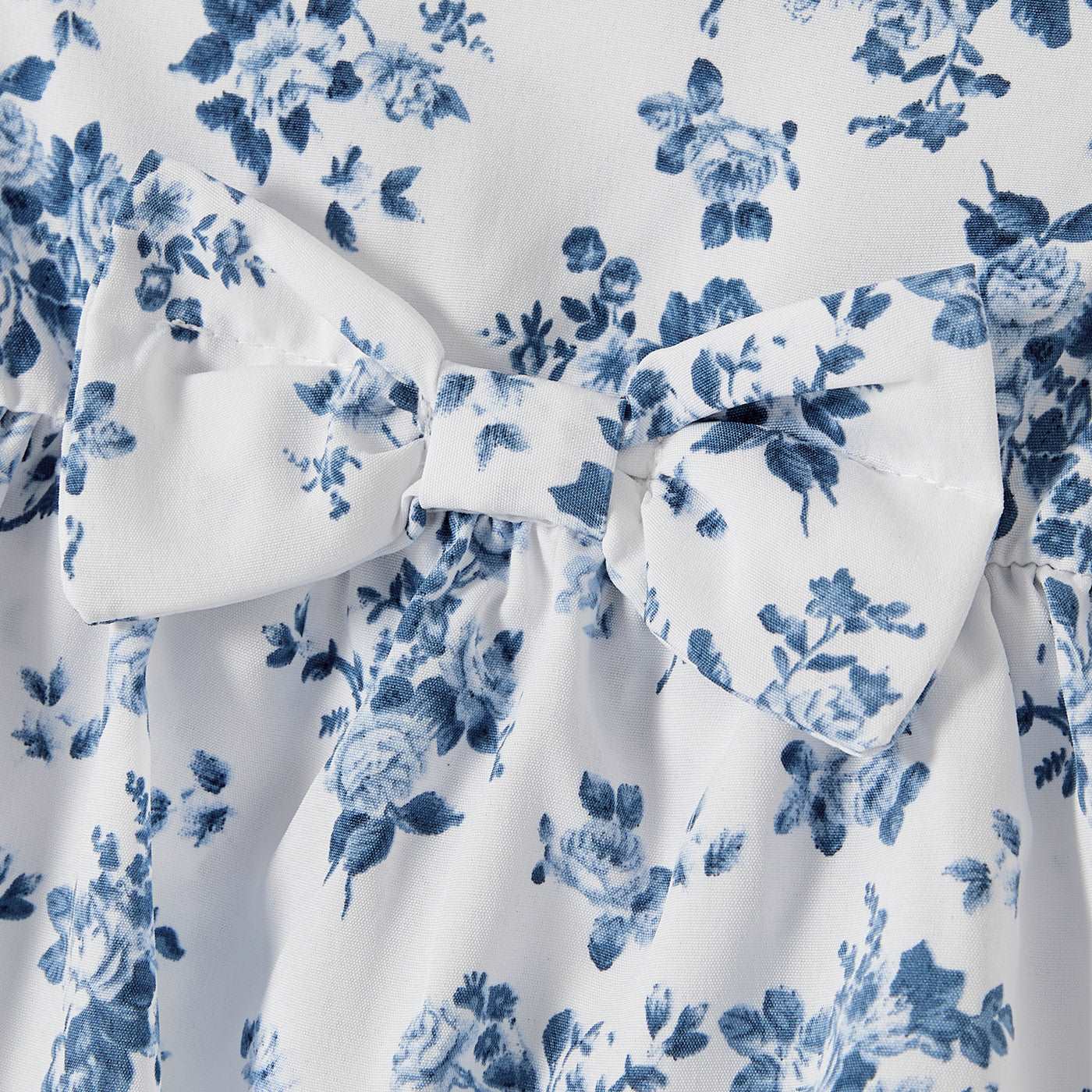 Family Matching Allover Floral Print Shirred Tiered Dresses and Short-sleeve Colorblock T-shirts Sets - 20578511