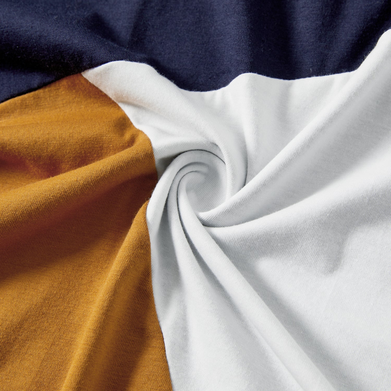 Family Matching Allover Geo Print Halter Belted Midi Dresses and Short-sleeve Colorblock T-shirts Sets - 20583205