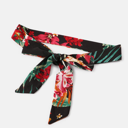 Family Matching Allover Plant Floral Print Halterneck Dresses and Short-sleeve Shirts Sets - 20648036
